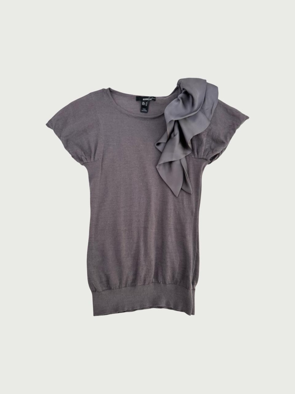 Knit Ruffle Accent Top